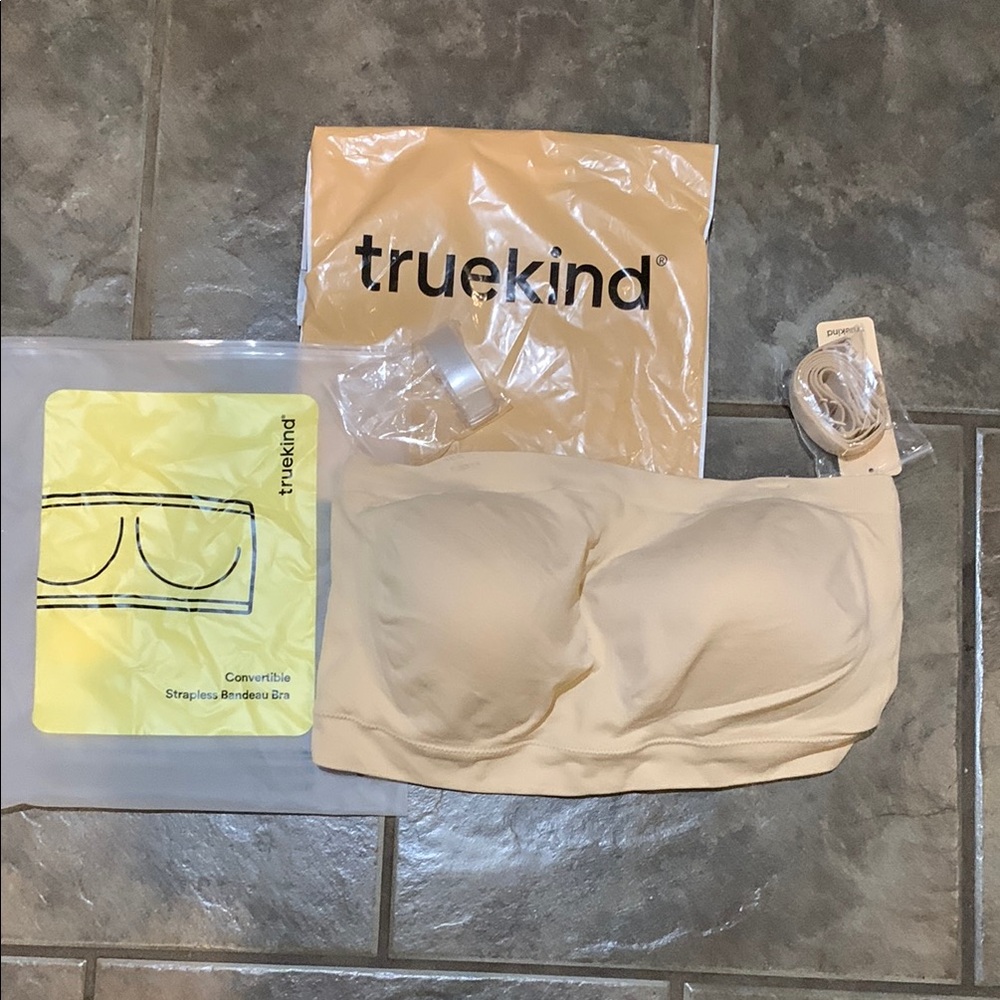 Shapermint Truekind Cream Strapless Bra